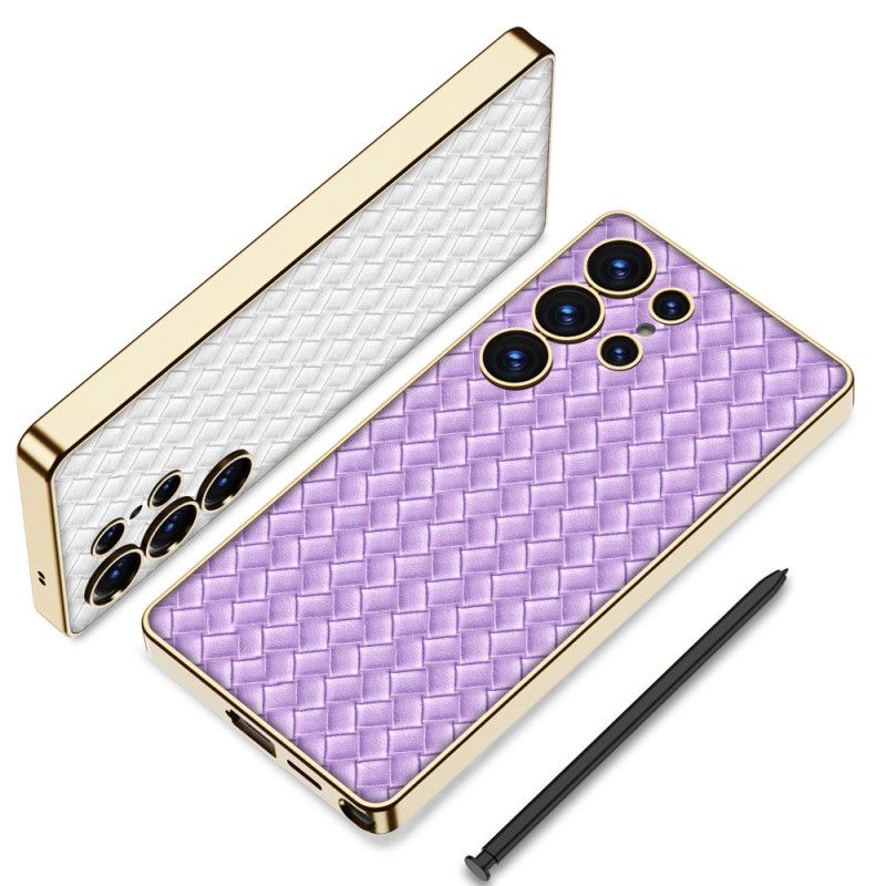 Case Samsung Galaxy S25 Ultra 5g Puhelinkuoret Kudottu Tekstuuri