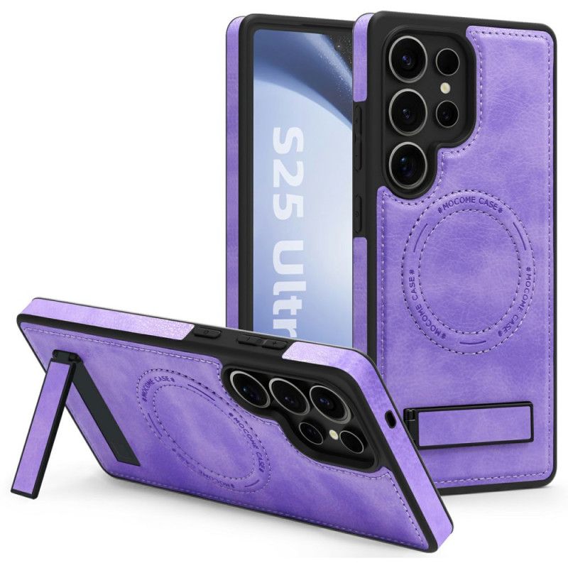 Case Samsung Galaxy S25 Ultra 5g Puhelinkuoret Nahkakuvio Yhteensopiva Magsafen Kanssa