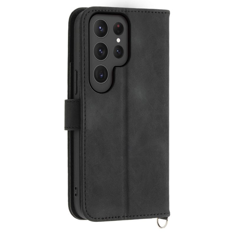 Kotelot Samsung Galaxy S25 Ultra 5g Kukkakuvio Ja Hihnat