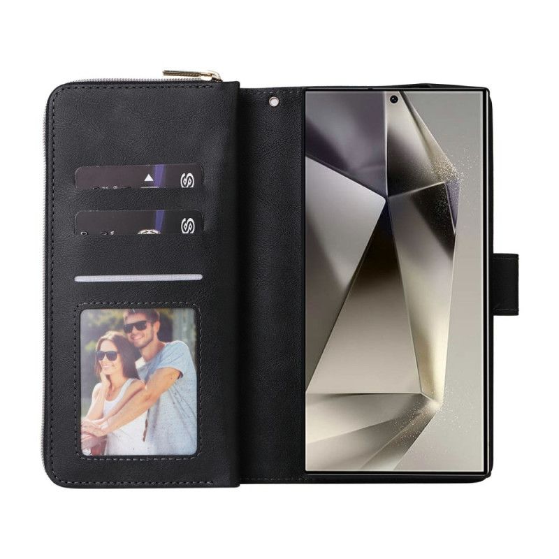 Kotelot Samsung Galaxy S25 Ultra 5g Puhelinkuoret Vetoketjullinen Ja Hihnallinen Tasku