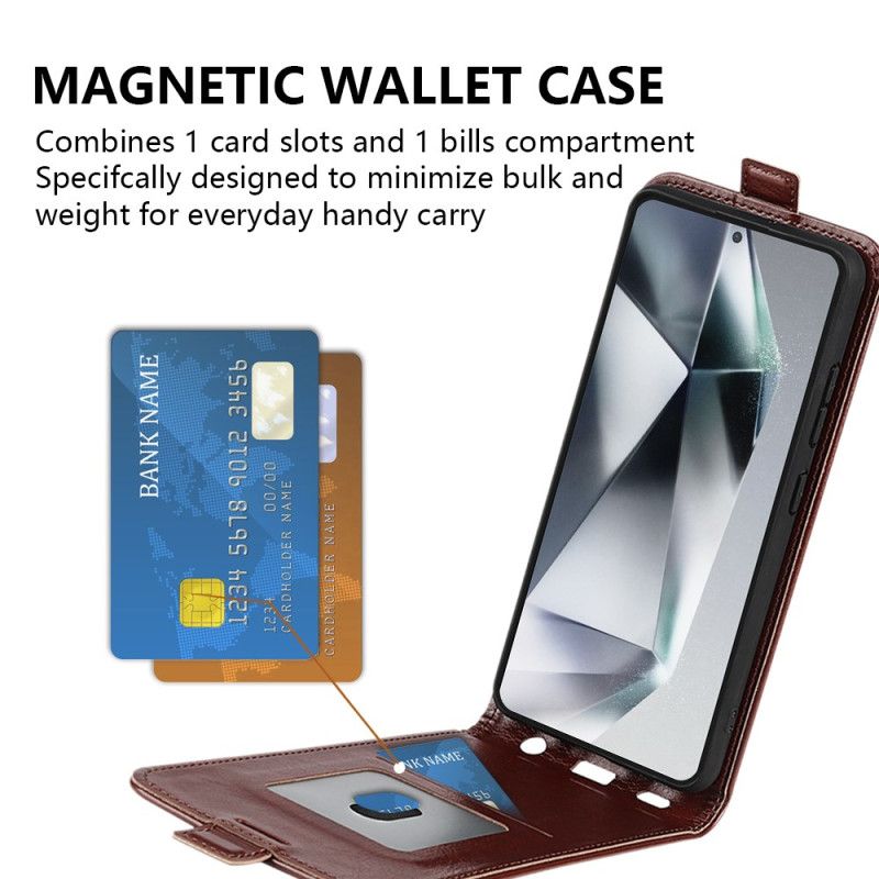 Kotelot Samsung Galaxy S25 Ultra 5g Pystysuora Läppä Suojakuori