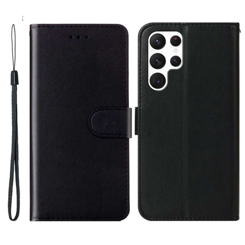 Kotelot Samsung Galaxy S25 Ultra 5g Yksivärinen Keinonahka