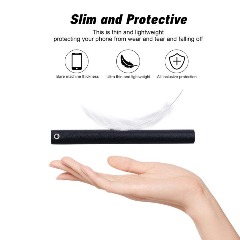 Kotelot Samsung Galaxy S25 Ultra 5g Yksivärinen Nahkakuvio Hihnalla