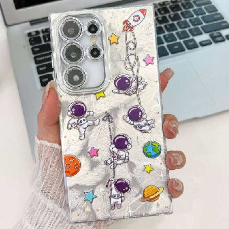Kuori Samsung Galaxy S25 Ultra 5g Astronautti Linssinsuojalla