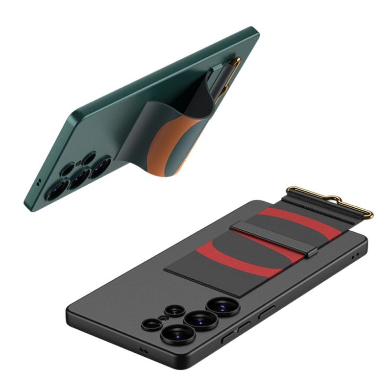 Kuori Samsung Galaxy S25 Ultra 5g Gkk-hihna Ja Jalusta