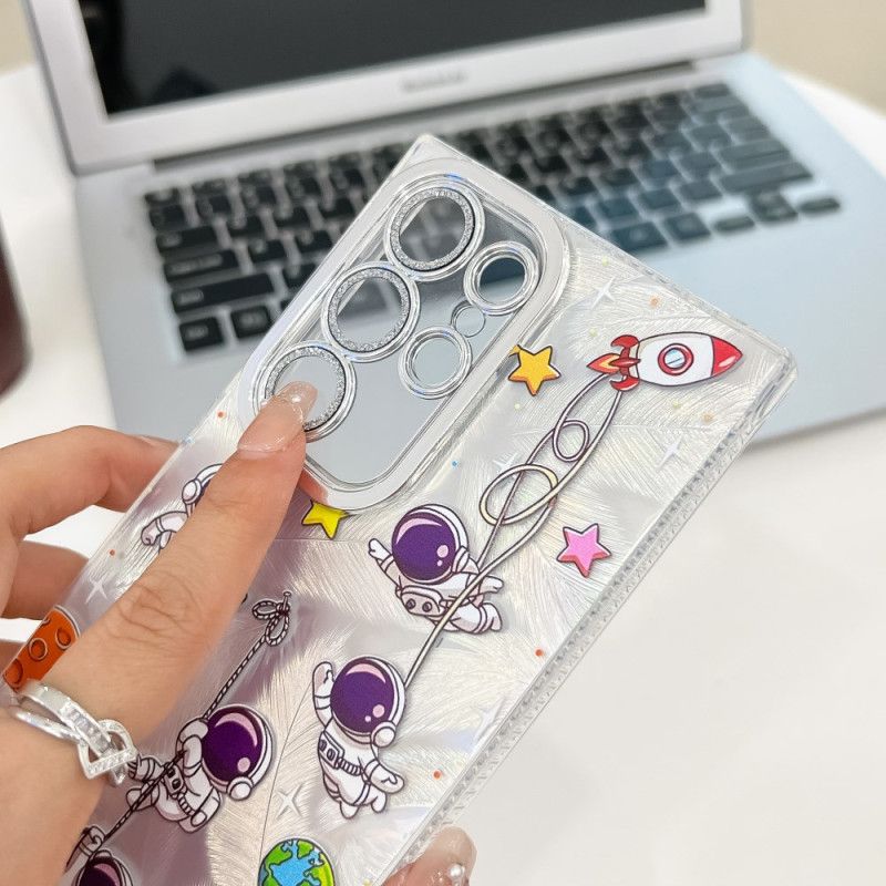 Kuori Samsung Galaxy S25 Ultra 5g Hauskoja Pupuja Linssinsuojalla