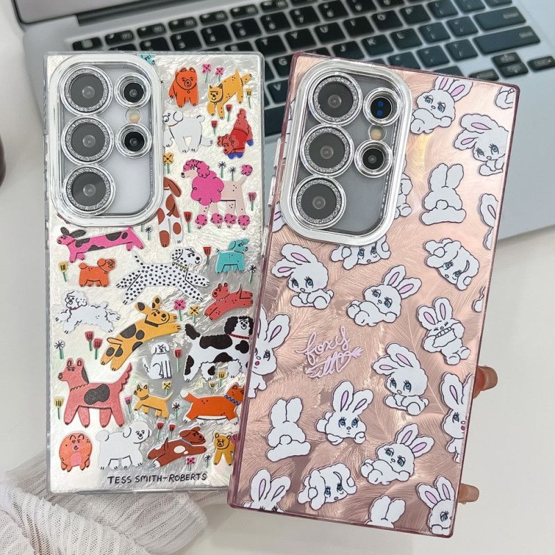 Kuori Samsung Galaxy S25 Ultra 5g Hauskoja Pupuja Linssinsuojalla