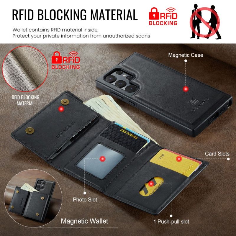 Kuori Samsung Galaxy S25 Ultra 5g Irrotettava Magneettinen Lompakko