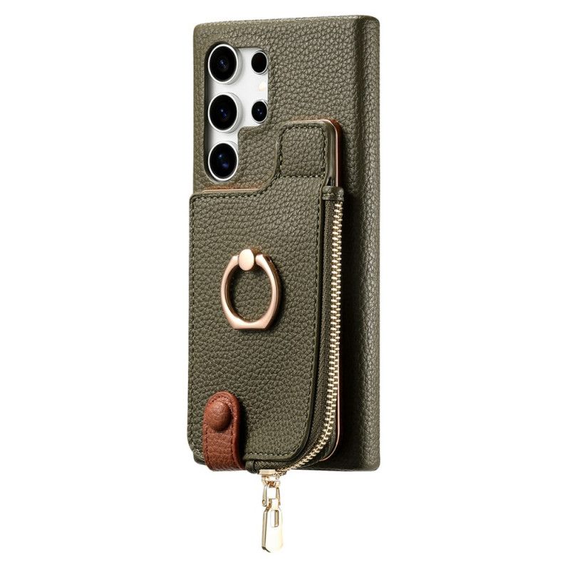 Kuori Samsung Galaxy S25 Ultra 5g Keinonahkainen Lompakko Suojakuori