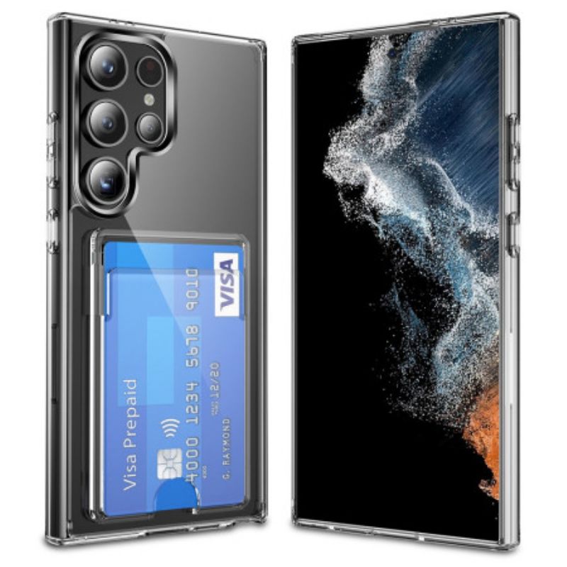 Kuori Samsung Galaxy S25 Ultra 5g Kirkas Korttipidikkeellä