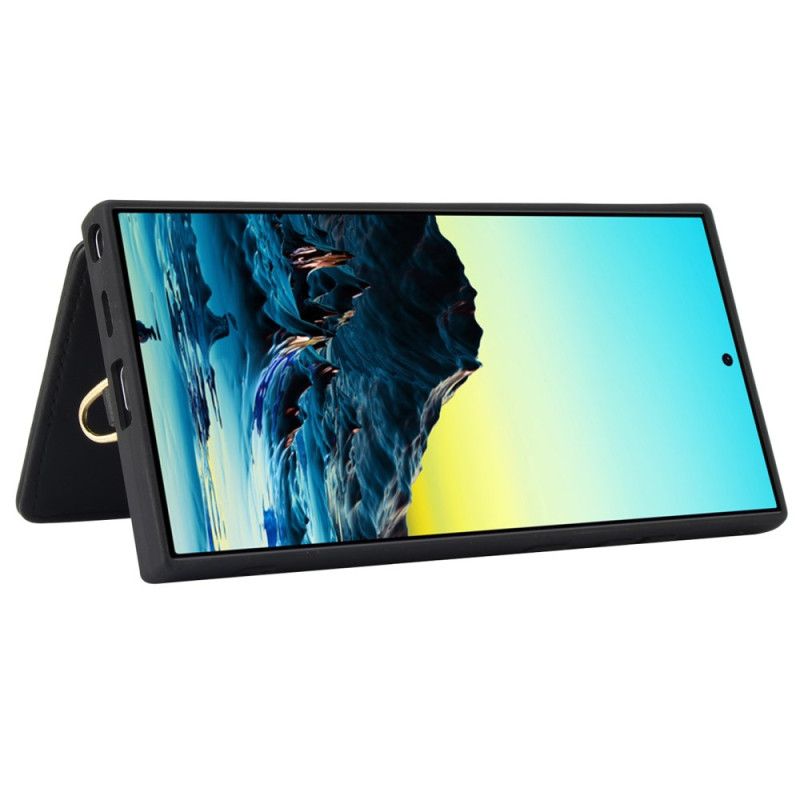 Kuori Samsung Galaxy S25 Ultra 5g Korttikotelo Narulla Ja Olkahihnalla