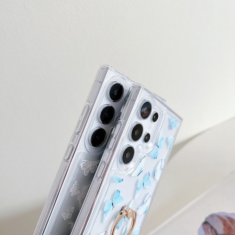 Kuori Samsung Galaxy S25 Ultra 5g Kuviollinen Sormusteline