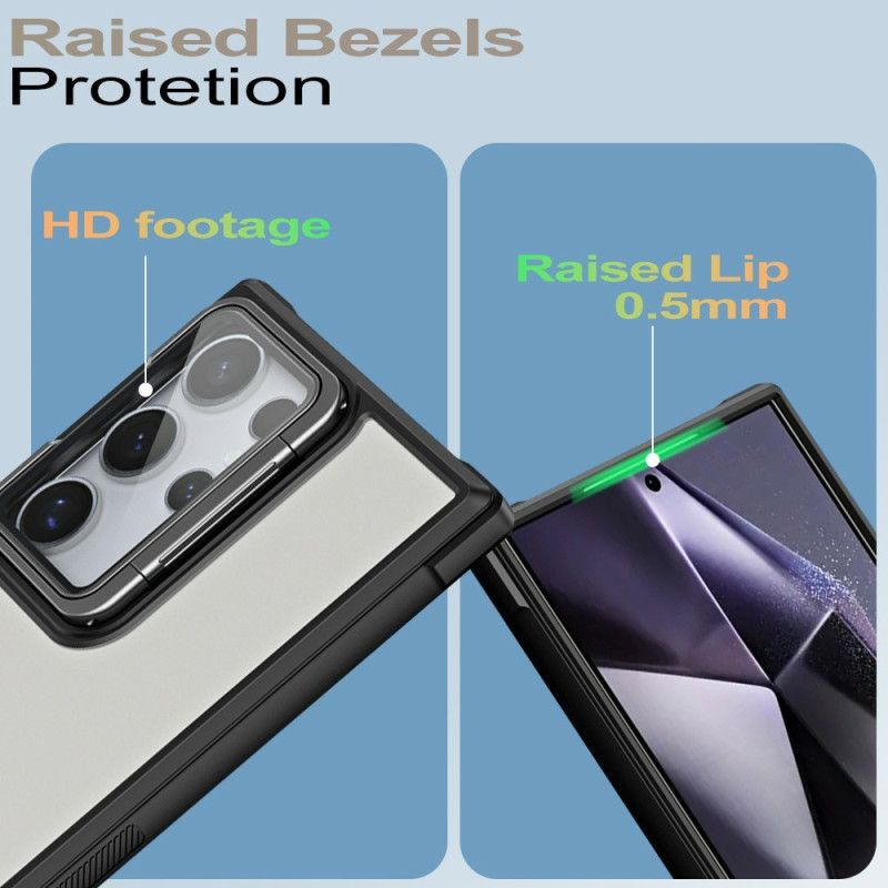 Kuori Samsung Galaxy S25 Ultra 5g Linssinsuojus Ja Jalusta Suojakuori