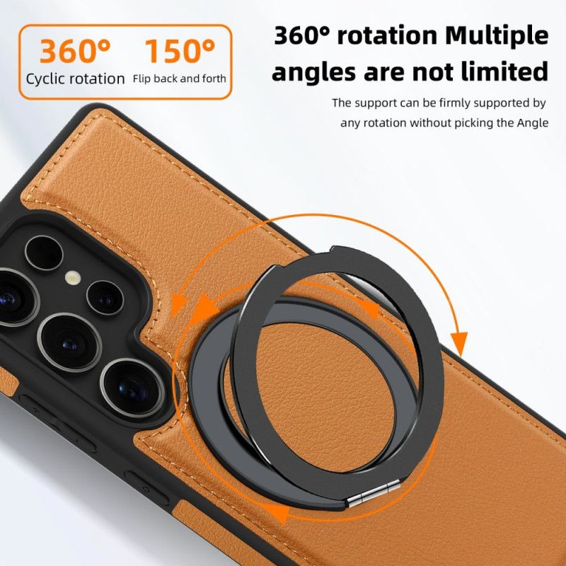 Kuori Samsung Galaxy S25 Ultra 5g Magneettinen Pyörivällä Jalustalla