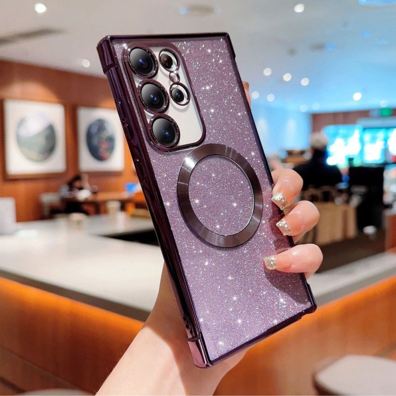 Kuori Samsung Galaxy S25 Ultra 5g Magsafe-yhteensopiva Kimallus Suojakuori