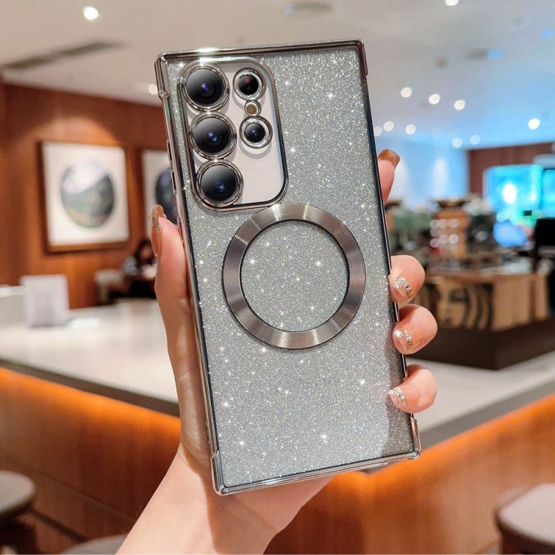 Kuori Samsung Galaxy S25 Ultra 5g Magsafe-yhteensopiva Kimallus Suojakuori