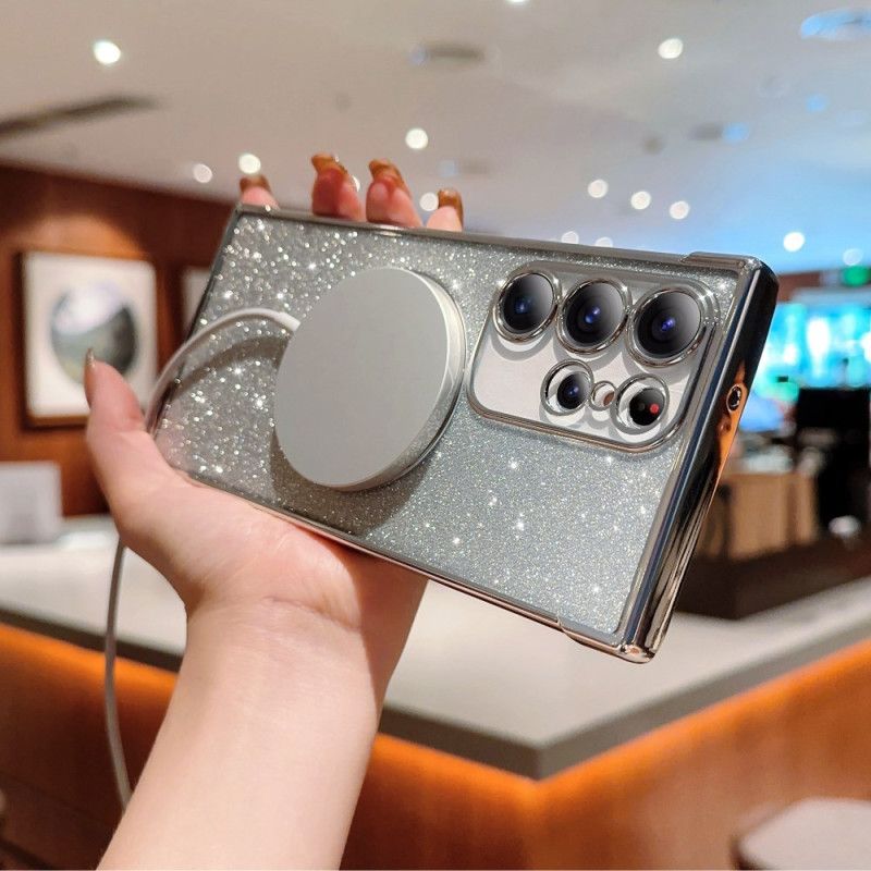 Kuori Samsung Galaxy S25 Ultra 5g Magsafe-yhteensopiva Kimallus Suojakuori