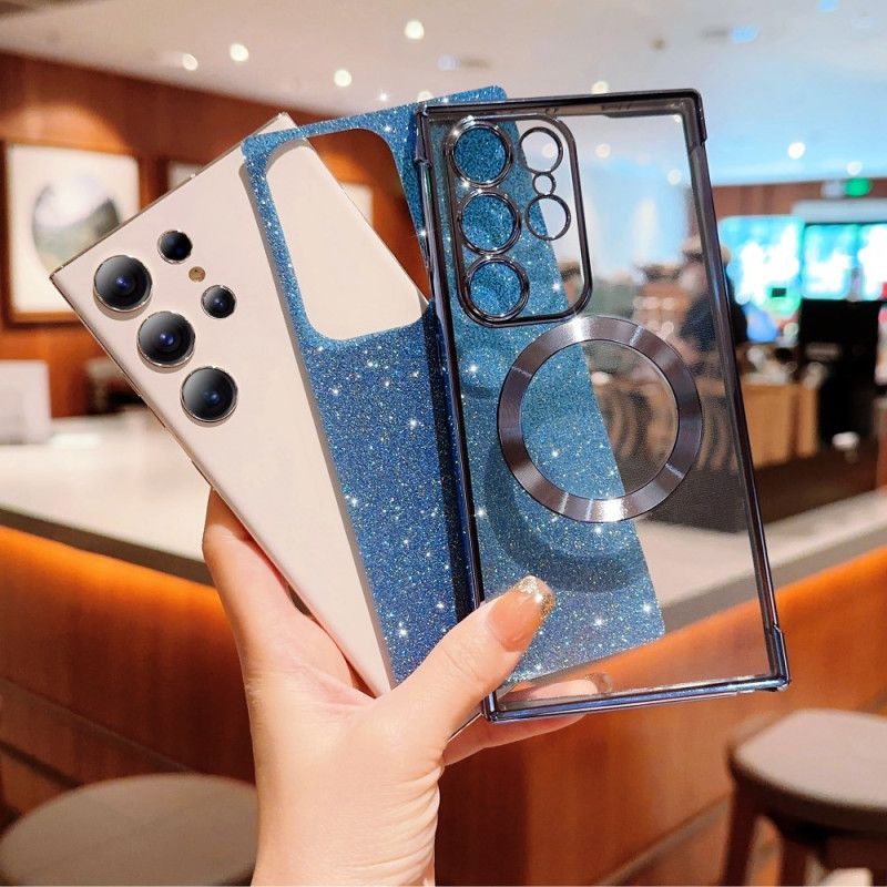 Kuori Samsung Galaxy S25 Ultra 5g Magsafe-yhteensopiva Kimallus Suojakuori