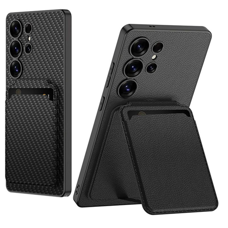 Kuori Samsung Galaxy S25 Ultra 5g Magsafe-yhteensopiva Korttikotelon Kanssa Suojakuori