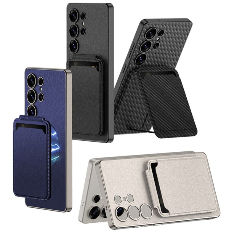 Kuori Samsung Galaxy S25 Ultra 5g Magsafe-yhteensopiva Korttikotelon Kanssa Suojakuori