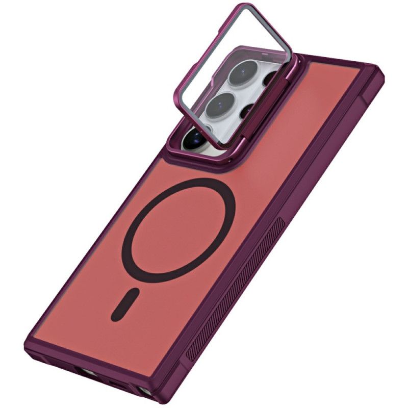 Kuori Samsung Galaxy S25 Ultra 5g Magsafe-yhteensopiva Mattapintainen Sormenjälkiä Hylkivä Muotoilu Jalustalla