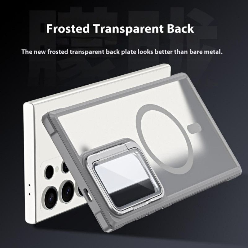 Kuori Samsung Galaxy S25 Ultra 5g Magsafe-yhteensopiva Mattapintainen Sormenjälkiä Hylkivä Muotoilu Jalustalla