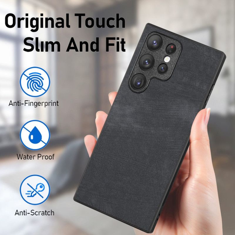 Kuori Samsung Galaxy S25 Ultra 5g Mokkanahkatyylinen