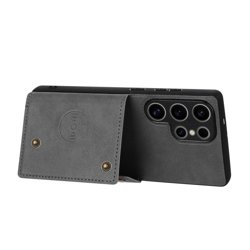 Kuori Samsung Galaxy S25 Ultra 5g Retrotyylinen Korttikotelo