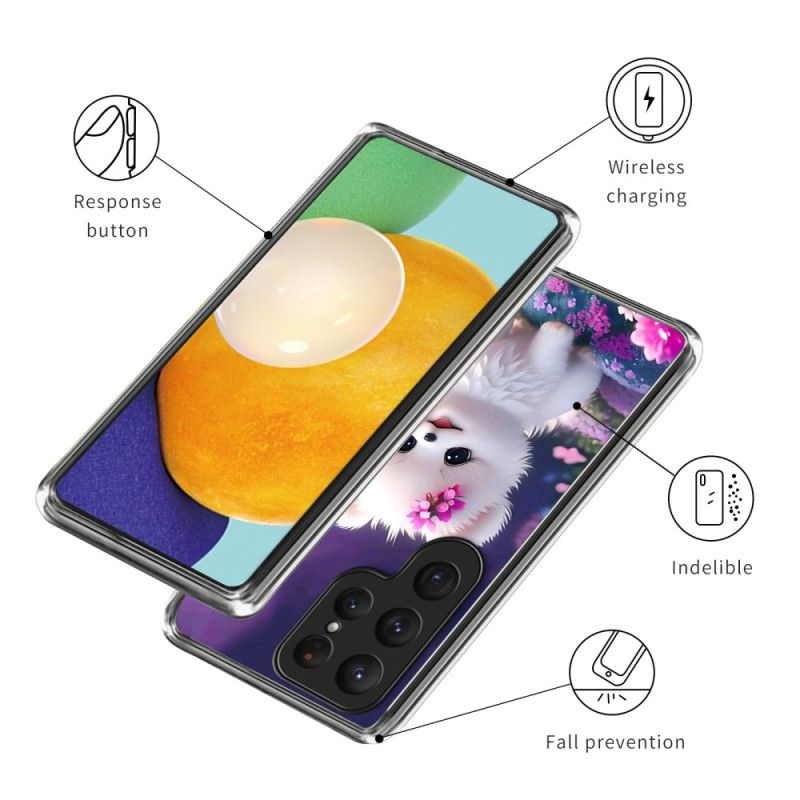 Kuori Samsung Galaxy S25 Ultra 5g Valkoinen Pentu Suojakuori