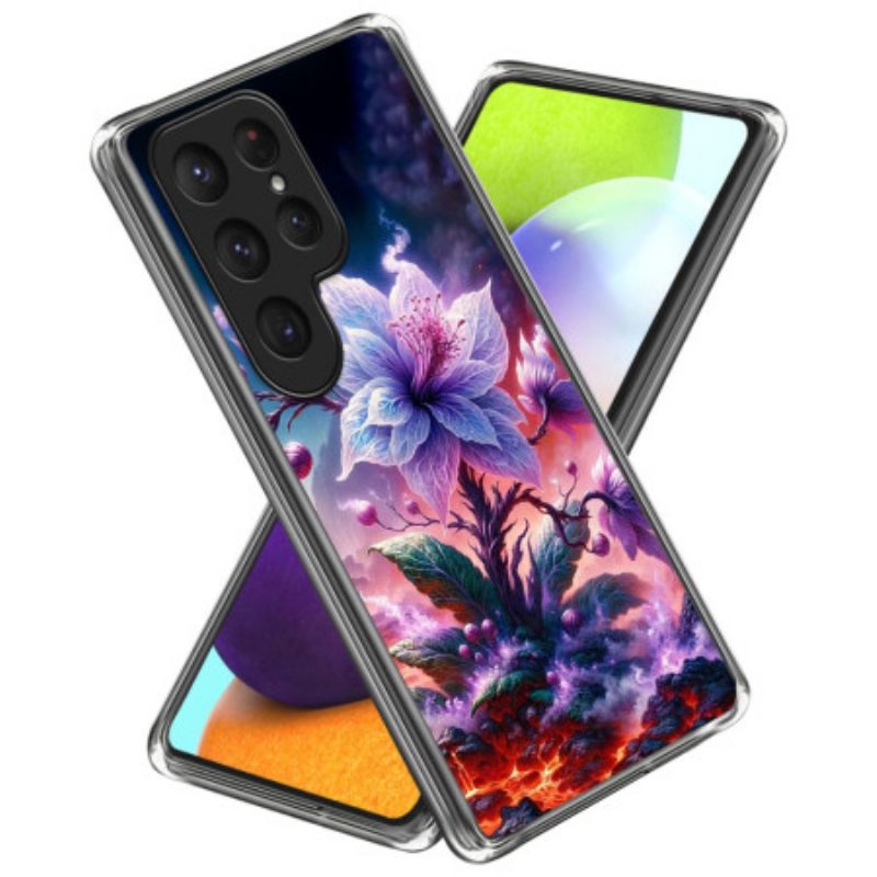 Kuori Samsung Galaxy S25 Ultra 5g Violetit Kukat