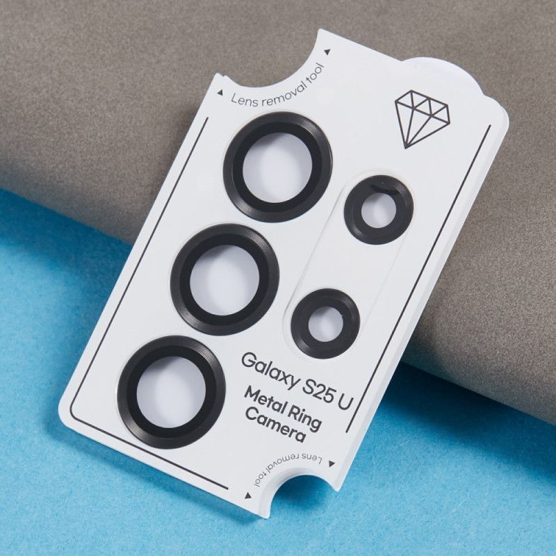 Metallinen Linssin Suojus Samsung Galaxy S25 Ultra 5g Galvanoitu Ja Karkaistu Lasi