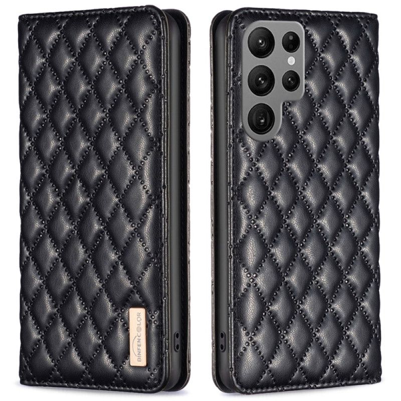 Nahkakotelo Samsung Galaxy S25 Ultra 5g Tikattu Binfen Color