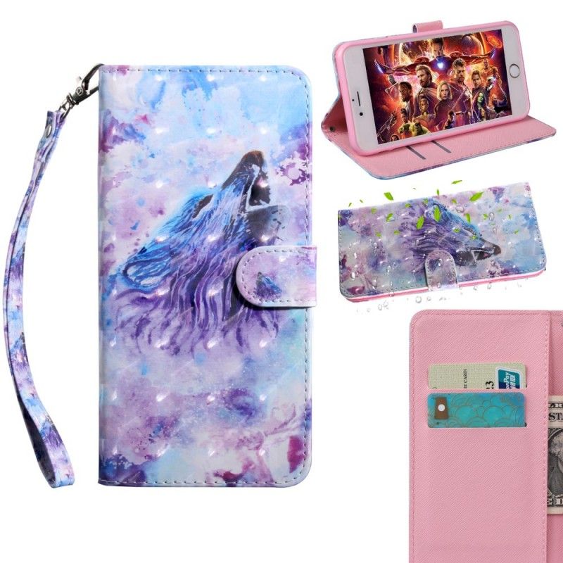 Flip Case Sony Xperia 10 Vesiväri Susi