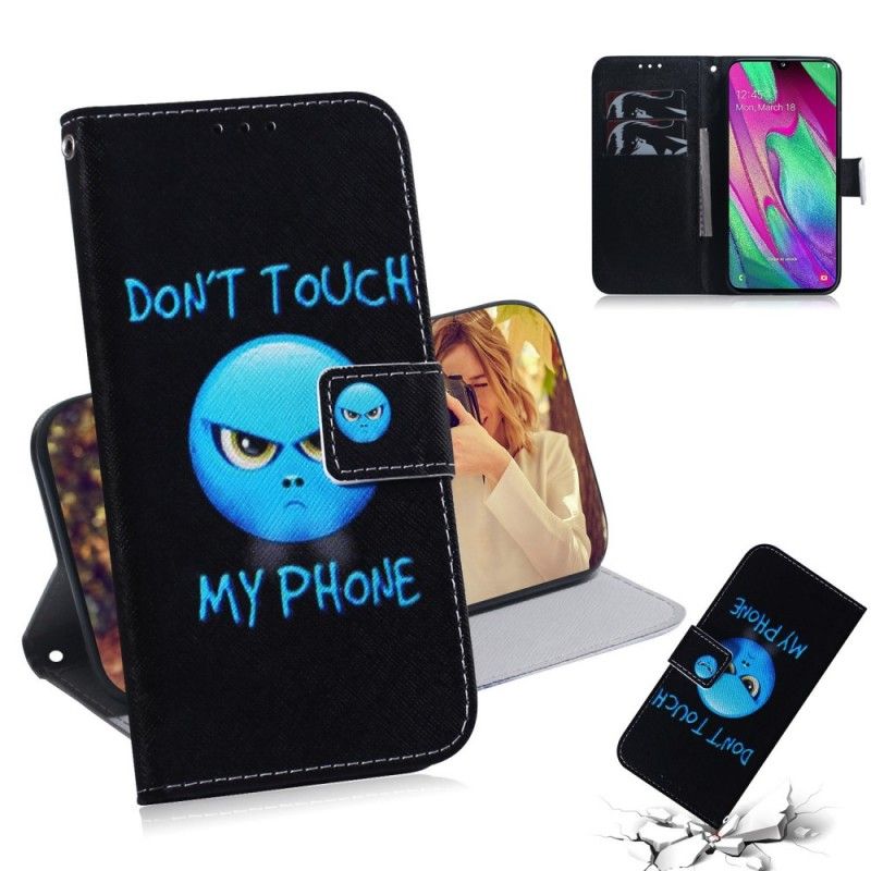 Kotelot Samsung Galaxy A40 Emoji-Puhelin