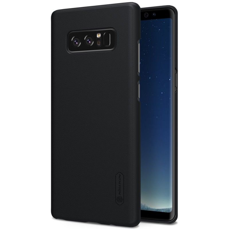 Kuori Samsung Galaxy Note 8 Musta Jäykkä Himmeä Nillkin Suojakuori