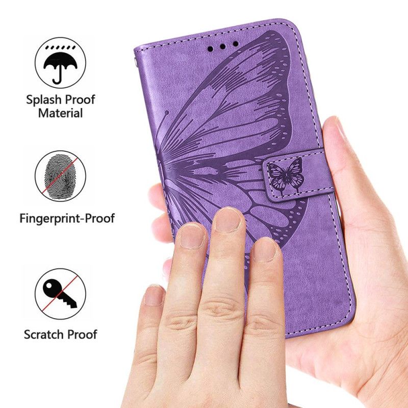 Kotelot Oppo Reno 11 5g Kukkaperhonen Hihnalla