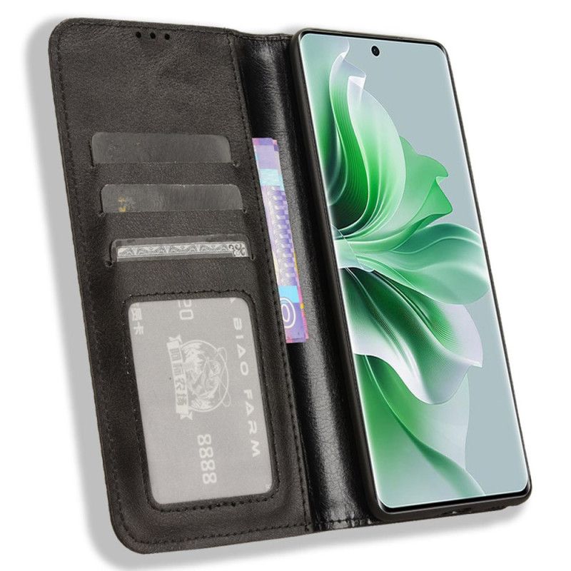 Nahkakotelo Oppo Reno 11 5g Retro Suojakuori