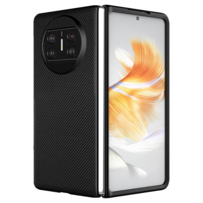 Kuori Huawei Mate X3 Kudottu Nahka Tyyli