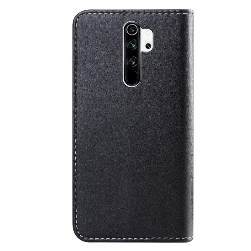 Kotelot Xiaomi Redmi Note 8 Pro Vaaleansininen Valkoinen Kolmivärinen Nahkaefekti