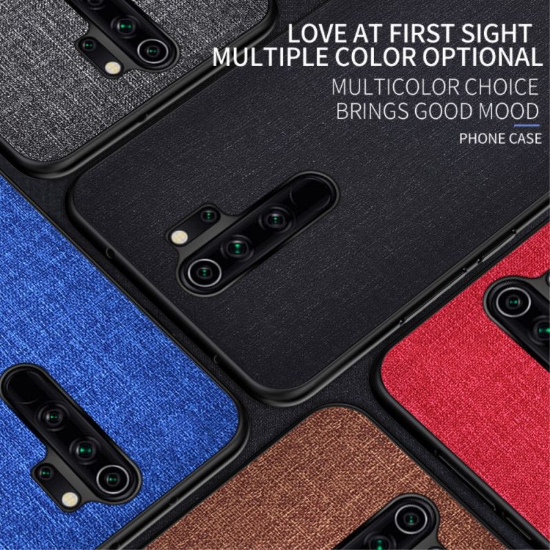 Kuori Xiaomi Redmi Note 8 Pro Harmaa Musta Kankaan Rakenne
