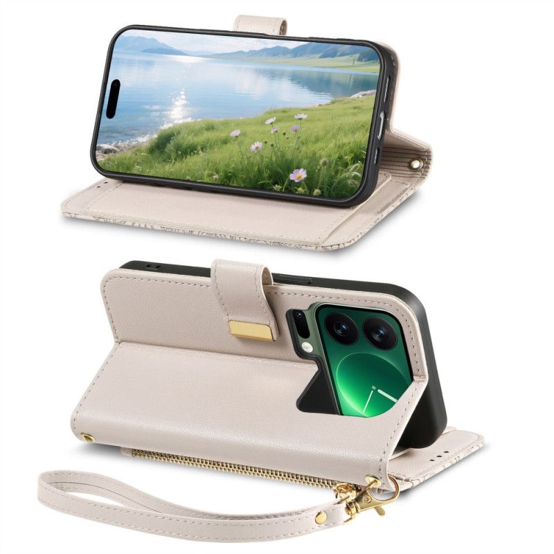 Kotelot Xiaomi 17 Pro Kukka- Ja Lehtikuvio