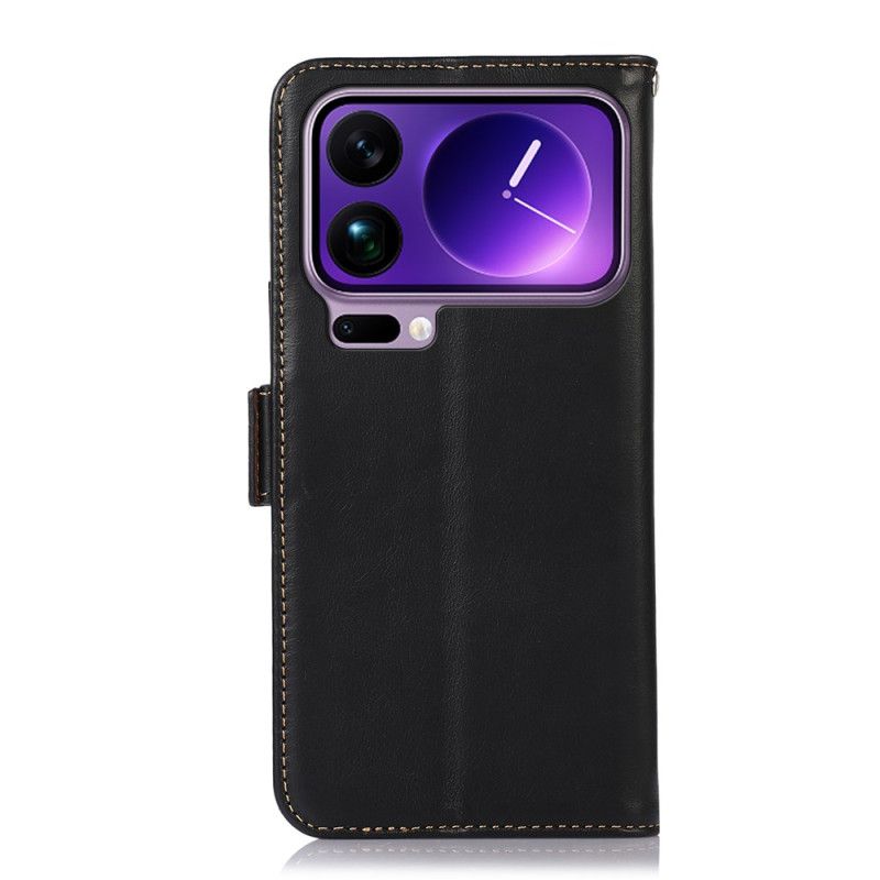 Kotelot Xiaomi 17 Pro Nahkalompakko Rfid-suojauksella Suojakuori