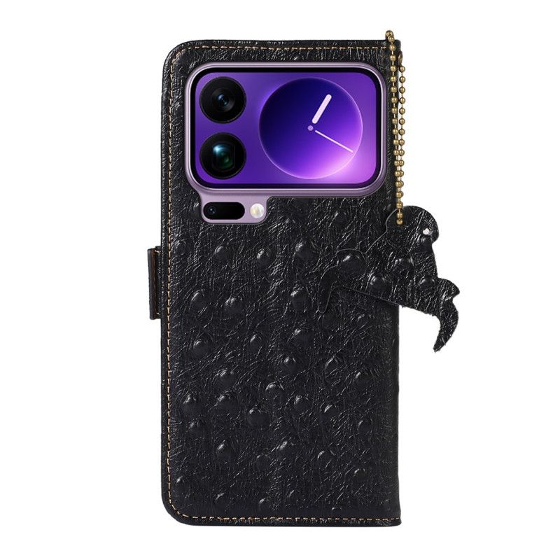 Kotelot Xiaomi 17 Pro Puhelinkuoret Aitoa Nahkaa Oleva Rfid-suoja