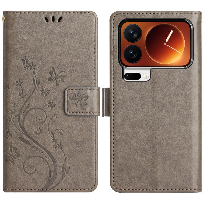 Kotelot Xiaomi 17 Pro Puhelinkuoret Perhosia Ja Kukkia