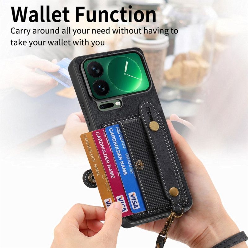 Kuori Xiaomi 17 Pro Korttipaikat Ja Hihna Suojakuori