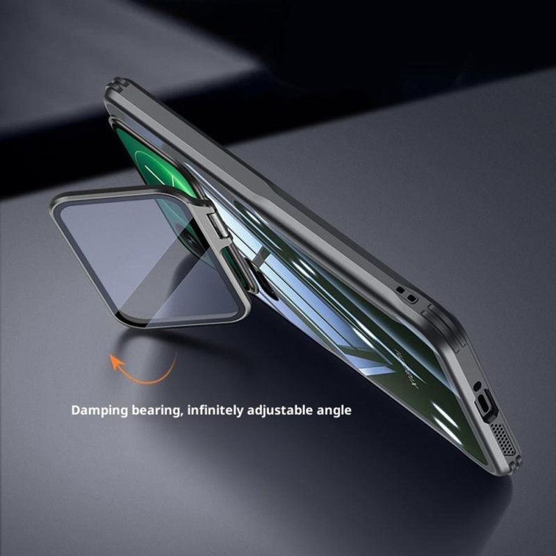 Kuori Xiaomi 17 Pro Läpinäkyvä Integroitu Jalusta Ja Kameran Suojaus Suojakuori