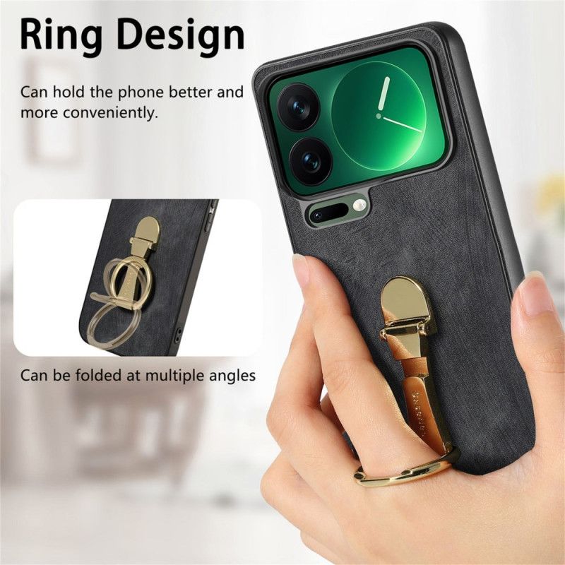 Kuori Xiaomi 17 Pro Taitettava Ja Retrokuvioitu Jalusta Caseneo