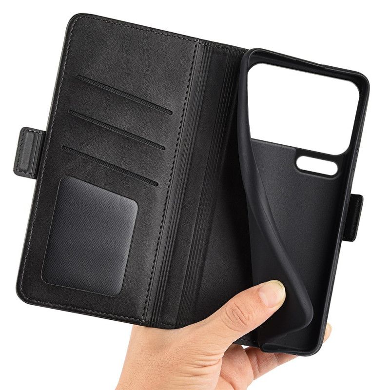 Nahkakotelo Xiaomi 17 Pro Tuplakiinnitys