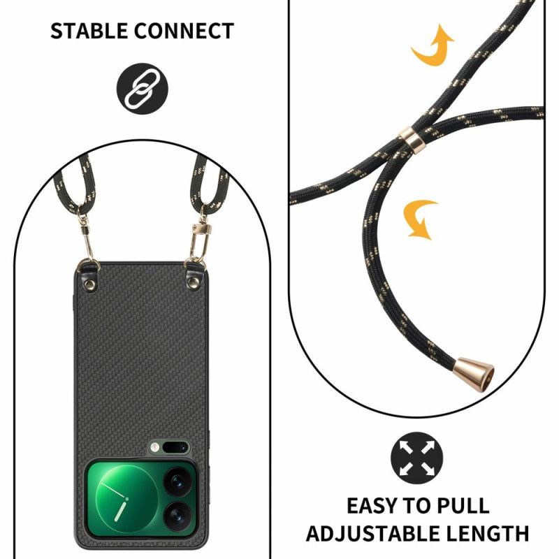 Puhelinkuoret Xiaomi 17 Pro Hiilikuitukuvio