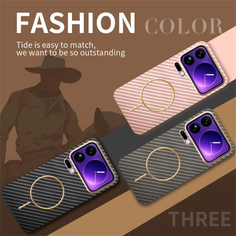 Puhelinkuoret Xiaomi 17 Pro Hiilikuitutekstuuri